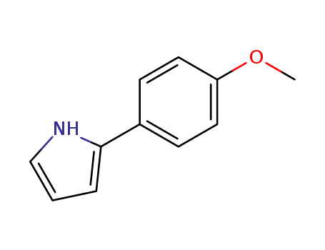 Molecular Structure of 4995-12-4 (2-(4-Methoxyphenyl)pyrrole)