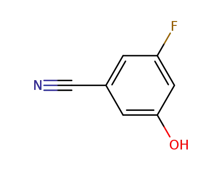 Molecular Structure of 473923-95-4 (3-Fluoro-5-hydroxybenzonitrile)