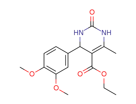 Molecular Structure of 56875-96-8 (ethyl 4-(3,4-dimethoxyphenyl)-2-hydroxy-6-methyl-1,4-dihydro-5-pyrimidinecarboxylate)