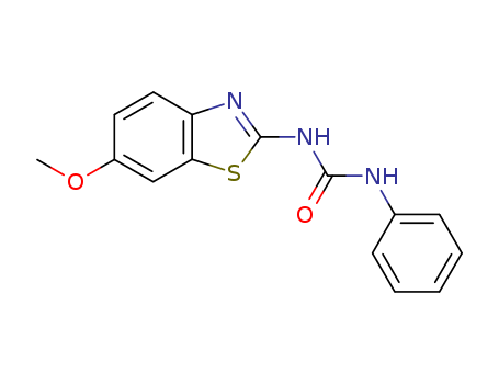 Urea,N-(6-methoxy-2-benzothiazolyl)-N'-phenyl-