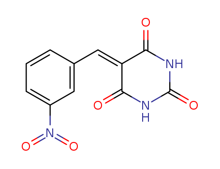 2,4,6(1H,3H,5H)-Pyrimidinetrione,5-[(3-nitrophenyl)methylene]- cas  27402-32-0