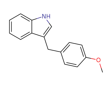 Molecular Structure of 22044-95-7 (1H-Indole, 3-[(4-methoxyphenyl)methyl]-)