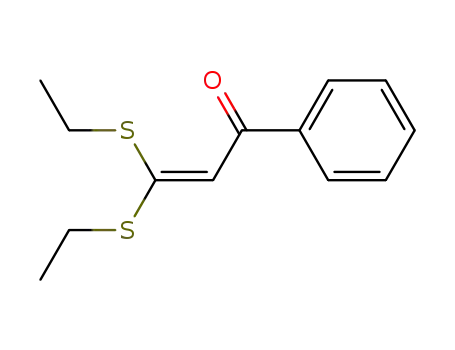 2-Propen-1-one, 3,3-bis(ethylthio)-1-phenyl-
