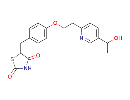 2,4-Thiazolidinedione,5-[[4-[2-[5-(1-hydroxyethyl)-2-pyridinyl]ethoxy]phenyl]methyl]-
