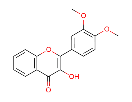 Molecular Structure of 6889-80-1 (2-(3,4-diMethoxyphenyl)-3-hydroxy-4H-chroMen-4-one)