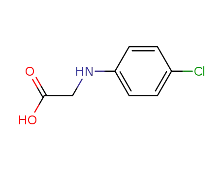 Molecular Structure of 5465-90-7 (2-[(4-chlorophenyl)amino]acetic acid)