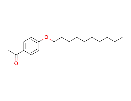 Molecular Structure of 18099-59-7 (4'-DECYLOXYACETOPHENONE)