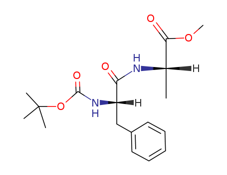 L-Alanine, N-[N-[(1,1-dimethylethoxy)carbonyl]-L-phenylalanyl]-, methyl ester