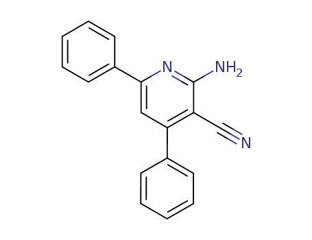 3-Pyridinecarbonitrile, 2-amino-4,6-diphenyl-
