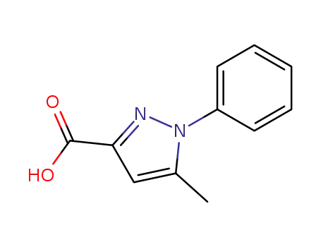 Molecular Structure of 10199-57-2 (5-METHYL-1-PHENYLPYRAZOLE-3-CARBOXYLIC ACID)