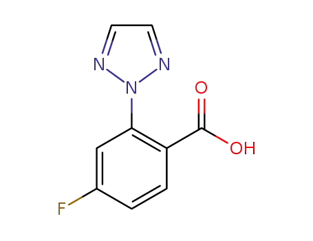 4-fluoro-2-(2H-1,2,3-triazol-2-yl)benzoic acid