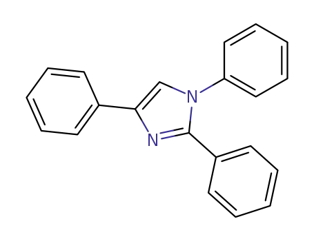 Molecular Structure of 56839-21-5 (1H-Imidazole, 1,2,4-triphenyl-)