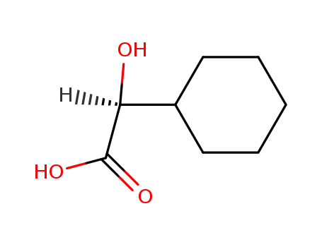 Molecular Structure of 61475-31-8 ((S)-(+)-HEXAHYDROMANDELIC ACID)