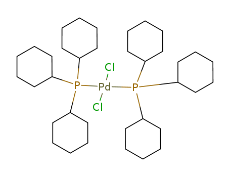 trans-Dichloro-bis-(tricyclohexylphosphine)palladium(II)