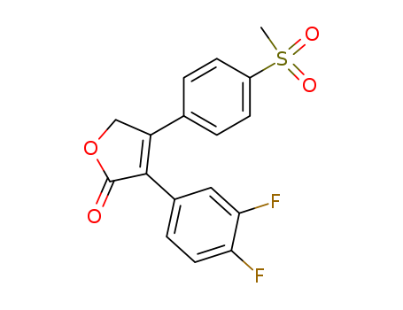2(5H)-Furanone,3-(3,4-difluorophenyl)-4-[4-(methylsulfonyl)phenyl]-