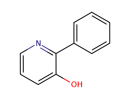 Molecular Structure of 3308-02-9 (3-HYDROXY-2-PHENYLPYRIDINE)