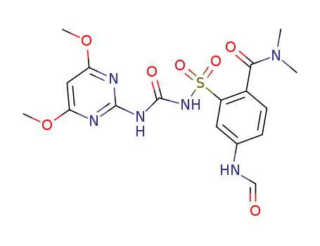 Benzamide,2-[[[[(4,6-dimethoxy-2-pyrimidinyl)amino]carbonyl]amino]sulfonyl]-4-(formylamino)-N,N-dimethyl-