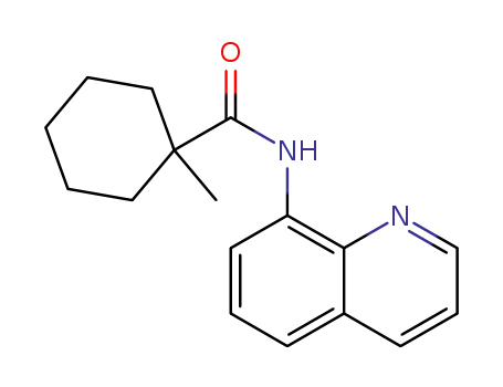 Molecular Structure of 1429896-59-2 (1-methyl-N-(quinolin-8-yl)cyclohexane-1-carboxamide)