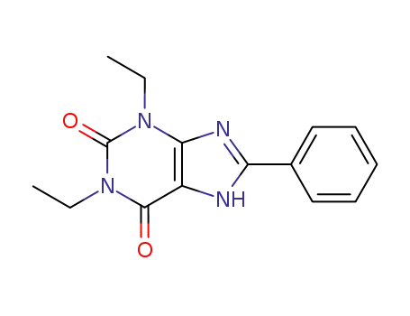 Molecular Structure of 75922-48-4 (1,3-DIETHYL-8-PHENYLXANTHINE)