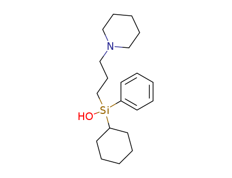 cyclohexyl-hydroxy-phenyl-(3-piperidin-1-ylpropyl)silane