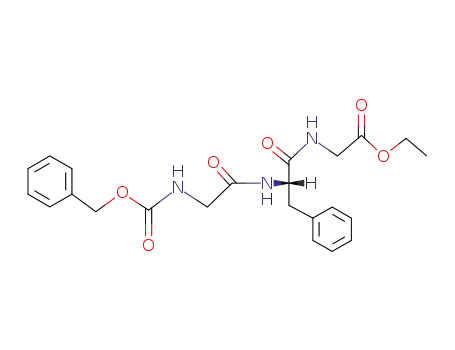 Molecular Structure of 2073-59-8 (ethyl N-[(benzyloxy)carbonyl]glycylphenylalanylglycinate)
