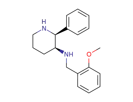 Molecular Structure of 136982-36-0 (3-[(2-METHOXYBENZYL)AMINO]-2-PHENYL-PIPERIDINE)