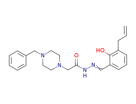 1-Piperazineaceticacid, 4-(phenylmethyl)-,2-[[2-hydroxy-3-(2-propen-1-yl)phenyl]methylene]hydrazide
