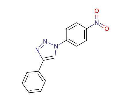 Molecular Structure of 2101-57-7 (1H-1,2,3-Triazole, 1-(4-nitrophenyl)-4-phenyl-)