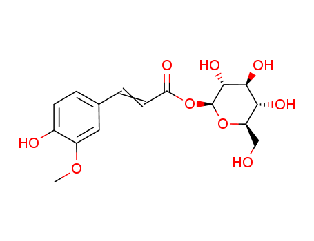 1-[3-(4-Hydroxy-3-Methoxyphenyl)-2-propenoate] β-D-Glucopyranose(7196-71-6)