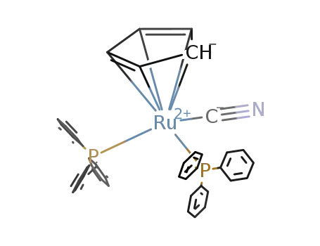 [Ru(η5-Cp)(triphenylphosphine)2(CN)]