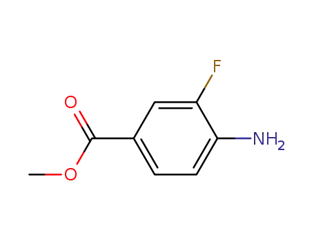 Molecular Structure of 185629-32-7 (Methyl-4-amino-3-fluorobenzoate)