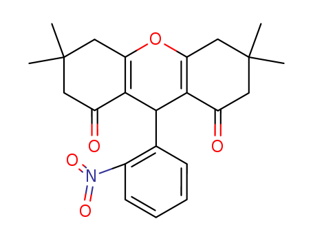 1H-Xanthene-1,8(2H)-dione,3,4,5,6,7,9-hexahydro-3,3,6,6-tetramethyl-9-(2-nitrophenyl)- cas  30038-64-3