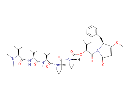 L-Proline,N,N-dimethyl-L-valyl-L-valyl-N-methyl-L-valyl-L-prolyl-,(1S)-1-[[(2S)-2,5-dihydro-3-methoxy-5-oxo-2-(phenylmethyl)-1H-pyrrol-1-yl]carbonyl]-2-methylpropylester