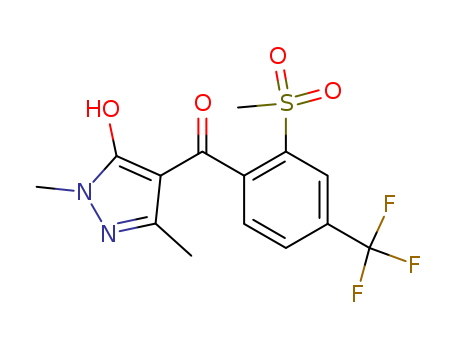(5-Hydroxy-1,3-dimethylpyrazol-4-yl)(α,α,α-trifluoro-2-mesyl-p-tolyl)methanone,  (5-Hydroxy-1,3-dimethyl-1H-pyrazol-4-yl)[2-(methylsulfonyl)-4-(trifluoromethyl)phenyl]methanone