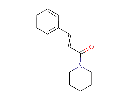 Molecular Structure of 5422-81-1 (3-PHENYL-1-PIPERIDINO-2-PROPEN-1-ONE)