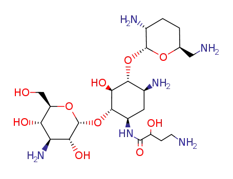 Molecular Structure of 119067-74-2 (arbekacin)