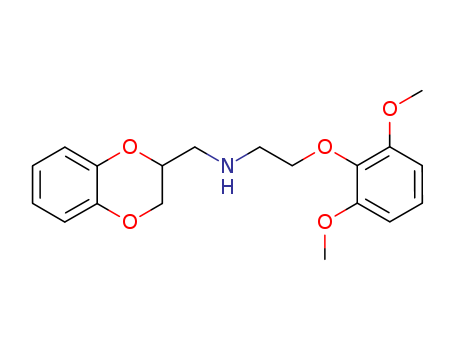 1,4-Benzodioxin-2-methanamine,N-[2-(2,6-dimethoxyphenoxy)ethyl]-2,3-dihydro-