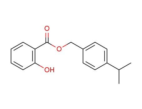 Benzoic acid,2-hydroxy-, [4-(1-methylethyl)phenyl]methyl ester