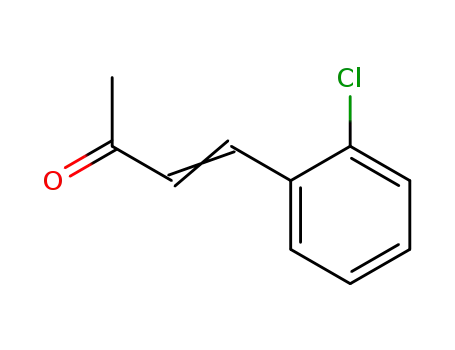 Molecular Structure of 91574-67-3 (3-Buten-2-one, 4-(2-chlorophenyl)-, (3E)-)