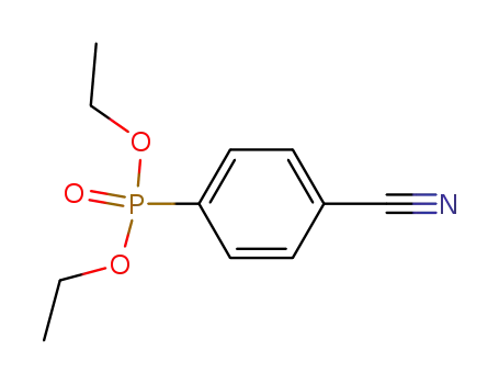Molecular Structure of 28255-72-3 ((4-CYANO-PHENYL)-PHOSPHONIC ACID DIETHYL ESTER)