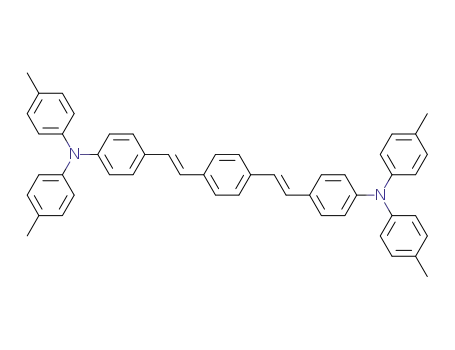 Molecular Structure of 596103-58-1 (4-(Di-p-tolylamino)-4'-[(di-p-tolylamino) styryl]stilbene)