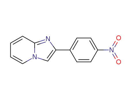Molecular Structure of 3323-26-0 (2-(4-Nitro-phenyl)-imidazo[1,2-a]pyridine)