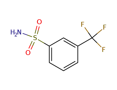 Molecular Structure of 672-58-2 (3-(Trifluoromethyl)benzenesulfonamide)