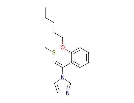Molecular Structure of 130726-68-0 (Neticonazole)