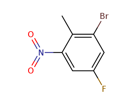 Benzene, 1-bromo-5-fluoro-2-methyl-3-nitro-