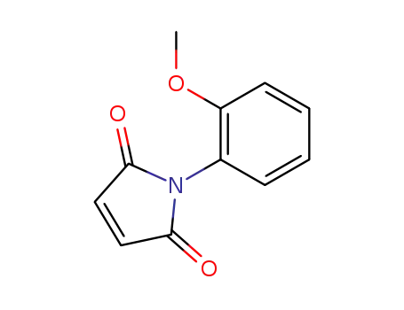 Molecular Structure of 17392-68-6 (1-(2-METHOXY-PHENYL)-PYRROLE-2,5-DIONE)
