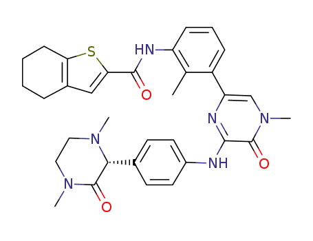 Molecular Structure of 1133432-49-1 (GDC0834)