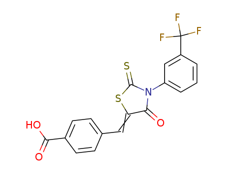 CFTRinh 172;4-[[4-Oxo-2-thioxo-3-[3-trifluoroMethyl)phenyl]-5-thiazolidinylidene]Methyl]benzoicacid
