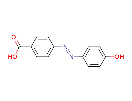 Molecular Structure of 105299-45-4 ((E)-4-[(4-Hydroxyphenyl)azo]benzoic acid)