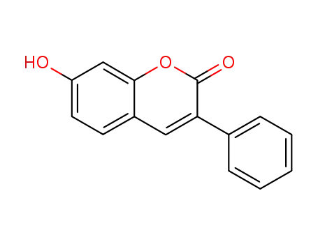 Molecular Structure of 6468-96-8 (3-PHENYLUMBELLIFERONE)